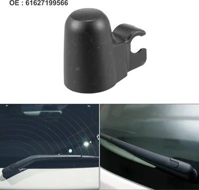 Image de Capuchon Bras d'Essuie-glace Arrière pour BMW 1 Serie E87 2003-2012 Pare-brise Arrière Couvercle 61627199566