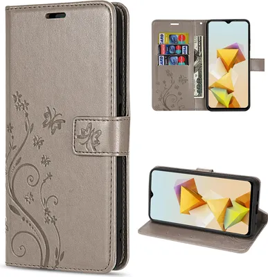Produktbild von Hülle für ZTE Blade A73 5G Handy Tasche Handyhülle Schutzhülle Klapphülle Etui Grau