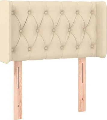 Produktbild von VidaXL 3119083, Cremefarben, Polyester, Holz, 830 mm, 78 cm, 88 cm, 160 mm