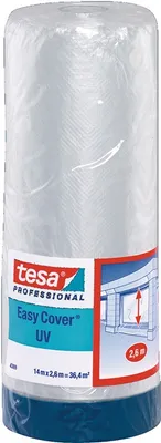 Immagine prodotto di Tesa Easy Cover® 4369 Film di mascheratura UV trasparente 04369-13-1 TESA Contenuto: 1 rotolo (04369-13-1)