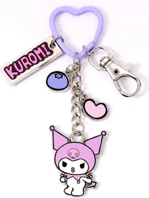 Immagine prodotto di Portachiavi Hello Kitty con ciondolo Kuromi 15 cm
