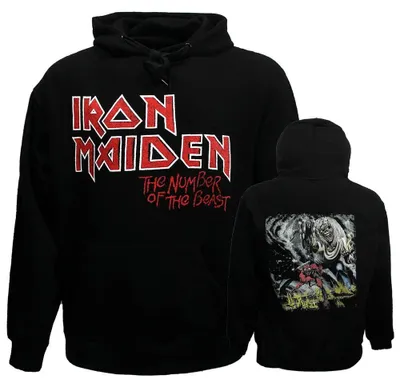 Produktbild von Iron Maiden Hoodie Number Of The Beast Faded Edge Vintage Pullover Pullover - M