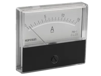 Productafbeelding van Analoge stroommeter, paneelmontage, 15A DC / 70 x 60 mm