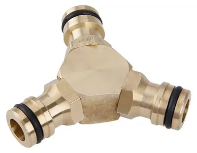 Image de Adaptateur ROSA se connectant à 3 raccords rapides, laiton