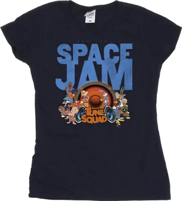 Produktbild von Space Jam: A New Legacy - "Tune Squad" T-Shirt für Damen BI50103 (S) (Marineblau)