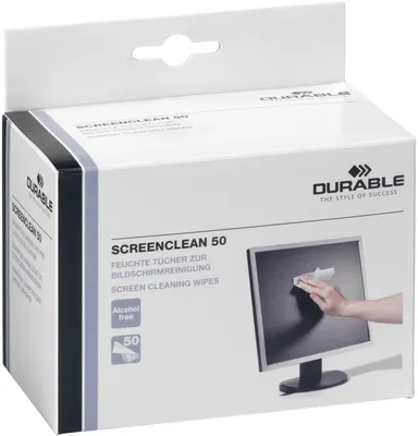 Produktbild von Reinigungstuch Screenclean VE=20x50 Stück
