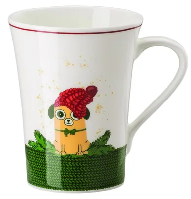 Produktbild von Hutschenreuther Nora Weihnachtszeit Hund Becher mit Henkel 02048-726043-15505726043-15505 Neuheit 2021