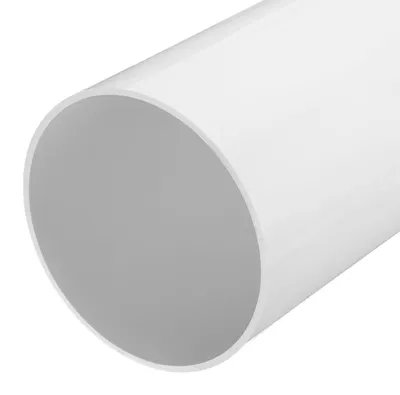 Starres PVC-Rohr, 152x160 mm, 35 cm, weiß, für Wasserleitungen