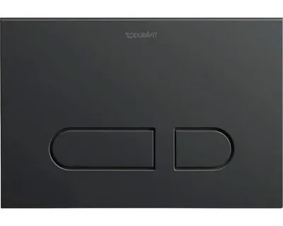 Obrázek produktu pro Ovládací tlačítko Duravit- DuraSystem pro WC matná černá WD5001031000