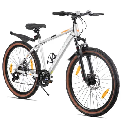 Produktbild von 26 Zoll Mountainbike mit Aluminiumrahmen, ergonomischer Sattel für ermüdungsfreie Langstreckenfahrten, Shimano 7-Gang & mechanische Scheibenbremsen