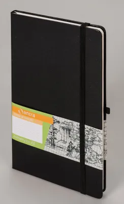 Produktbild von Notes A5 w kropki Romantyzm czarny Antra