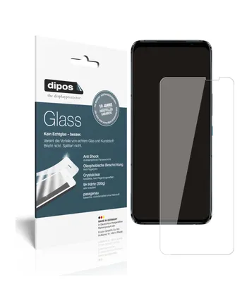 Produktbild von 2x Schutzfolie für Asus ROG Phone 5 Pro - Anti-Shock 9H Folie dipos Glass Kunststoffglas