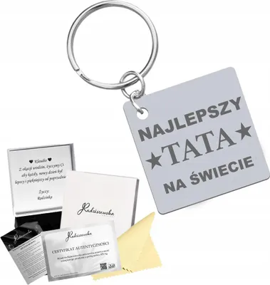Produktbild von Radziszewska Schlüsselanhänger Bester Papa Vatertag Geschenk