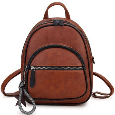 Image de Omgoods - Mini sac à dos portefeuille en cuirPolyuréthanepour femmes