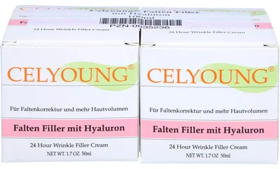 Immagine prodotto di CELYOUNG filler per rughe con acido ialuronico, crema da 100 ml