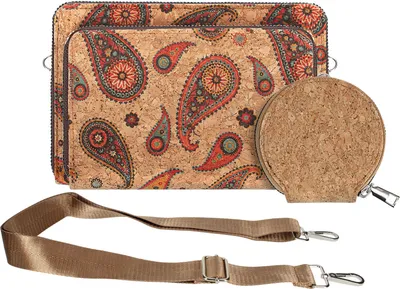 Produktbild von Avizar, Korktasche, EcoCork Collection, Reißverschluss, Mehrfarbig