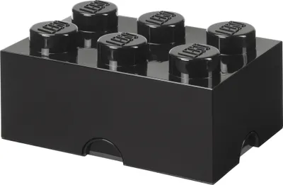 Obrázok produktu pre LEGO 40000803 Úložná kocka LEGO STORAGE BRICK 6, 8,47 l, čierna