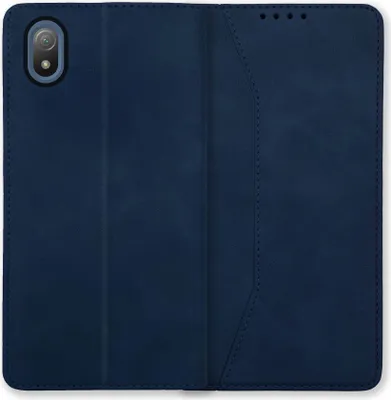 Produktbild von Bookstyle 'Premium' Schutzhülle Klapphülle Schutztasche Etui Cover für Sony Xperia Ace III - Blau