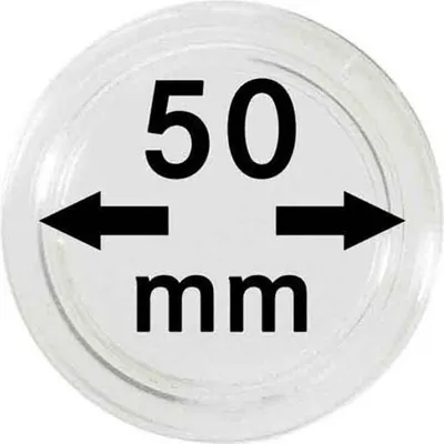 Produktbild von Lindner 2251050 Münzkapseln 50 mm-100er Pack