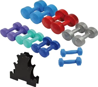 Immagine prodotto di Sporti France Set di manubri da 1/2/3 kg argento Argento Taglia unica