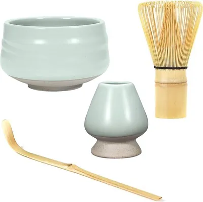 Produktbild von Bambus Teebesen, Matcha-Schneebesen, 4er Set, mit Besenborsten erhältlich, Bambus, 60-70 Zinken, für Matcha Pulver, die japanische Teezeremonie