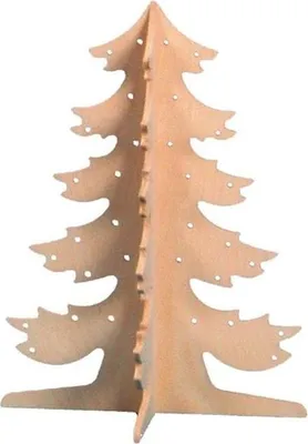 Immagine prodotto di EDUPLAY 110167 Abete in legno di betulla, 50 cm piccolo, da colorare e decorare, naturale