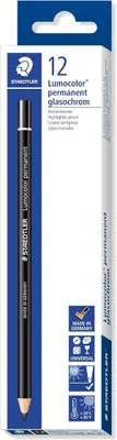 Obrázok produktu pre STAEDTLER Trockenmarker permanent schwarz  12 Stück