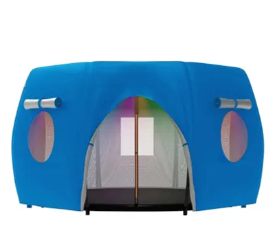 Image de Tente de trampoline avec protection contre les intempéries