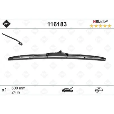 Produktbild von SWF DAS ORIGINAL Scheibenwischer Wischblatt für OPEL INSIGNIA Caravan 600mm