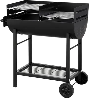 Produktbild von Tepro Holzkohlegrill / Grillwagen Detroit Grillfläche 2x 35x37cm