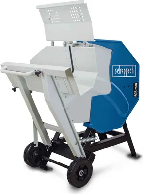A log splitter machine on a white background.