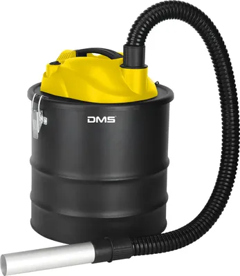 A wet/dry vacuum cleaner with a yellow lid and black barrel.