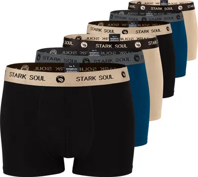 Produktbild von Stark Soul® Boxershorts 6'er Pack - Hipster Shorts – Gemischt-V1 - Gr: L