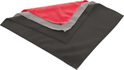 Produktbild von Walser Mikrofasertücher 3er Set 40 x 40 cm schwarz, grau, rot, 16102