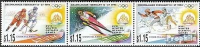 Produktbild von Briefmarken Aitutaki 1994 Mi 713-715 Dreierstreifen (kompl.Ausg.) postfrisch Olympische Winterspiele 94