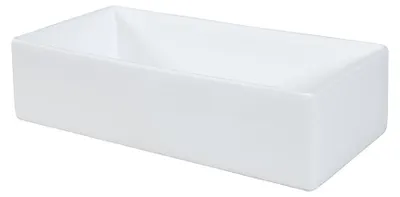Immagine prodotto di Lavabo da appoggio rettangolare 45x22 cm bianco lucido in Vetroceramica