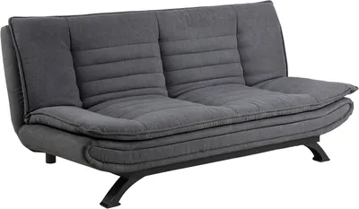 Produktbild von Schlafsofa - Dunkelgrau - Mikrofaserbezug - Schlaffunktion
