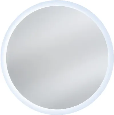 Zdjęcie produktu dla FURNLUX Lustro ścienne Lustro szare 80 cm / Kolor główny: szary / Wymiary: 80 x 80 x 2 cm