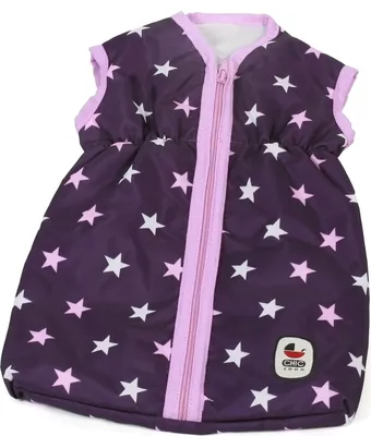 Produktbild von Puppen-Schlafsack stars lila