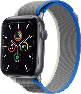 Image de Bracelet imoshion Nylon Trail pour Apple Watch | 44/45/46/49 mm - Bleu / Gris