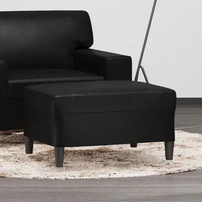 Produktbild von vidaXL Fußhocker Schwarz 70x55x41 cm Kunstleder