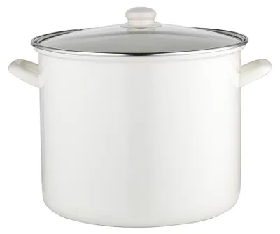 Produktbild von Emaillierter Topf, hochglänzend, 28 cm, 14 l, Z/P Creme