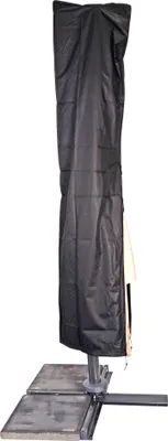 Produktbild von Schutzhülle Ampelschirm Schwarz - 3x4m - Wasserdicht - 265x50/58 cm