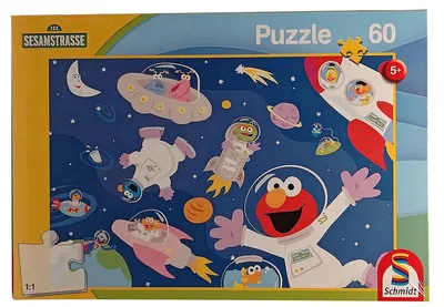 Produktbild von Sesamstraße: Im Weltall - Puzzle 60 Teile