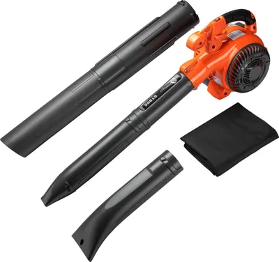 Produktbild von Wiltec 3in1 Laubbläser, Laubsauger u. Laubhäcksler, Laubgebläse 1 PS mit 26ccm, beninbetriebener Laubstaubsauger, Gartenhäcksler mit 50 l Fangsack
