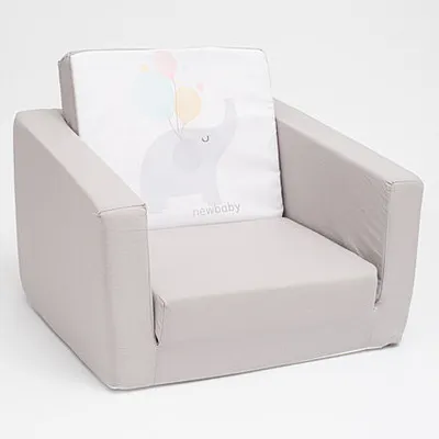 Image de Nouveau fauteuil pour bébé « Éléphant » gris