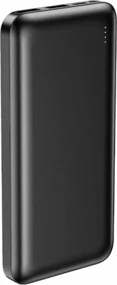 Productafbeelding van Rivacase, Powerbank 10000mAh met 2x USB-A/USB-C poorten, PD 22,5W, LED-display, zwart