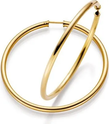 Creolen-aus-585-Gelbgold-55mm-rund