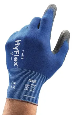 Produktbild von 12 Paar ANSELL Hyflex 11-618 Montagehandschuhe Gr. 8