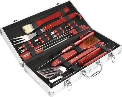 Immagine prodotto di Set da barbecue in acciaio inossidabile - Accessori da barbecue - sostenibili - inossidabili